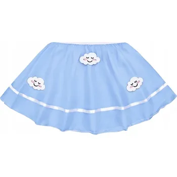 Dámská sukně SUKNĚ OBLÁČKY MODRÁ S/M