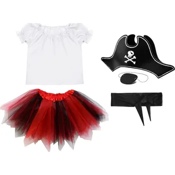 Karnevalový kostým Kostým pirátky PAS - sukýnka, halenka, velikost 98-110