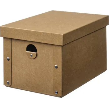 Obraz KRABICE S VÍKEM KARTONOVÁ KRABIČKA 18x25x16 cm IKEA GARDESGARD