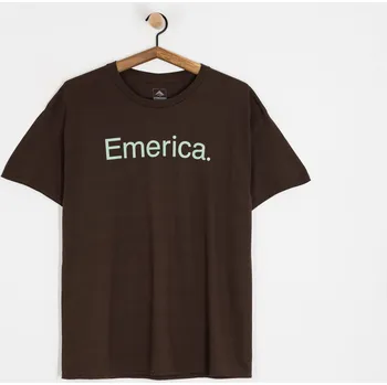 Pánské tričko Emerica Pure (chocolate) M, hnědá