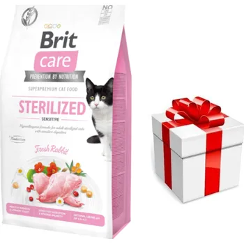 Brit Care Cat Grain Free Sterilized Sensitive 7 kg + PŘEKVAPENÍ ZDARMA !!!