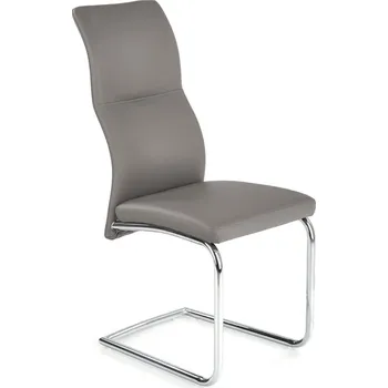 Jídelní židle Jídelní židle Arco eko kůže chrom/popelavě šedá