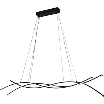 LED Stmívatelný lustr na lanku LED/80W/230V 3000-6500K + dálkové ovládání