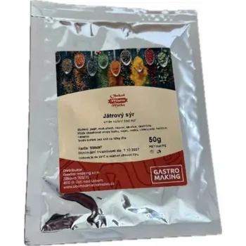 Koření Játrový sýr kořenící směs 50g Mistr Málek