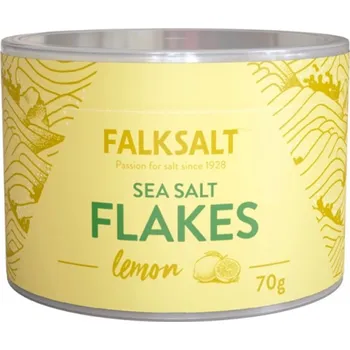Cukrovinka Falkfalt Mořská vločková sůl s citronem - 70 g