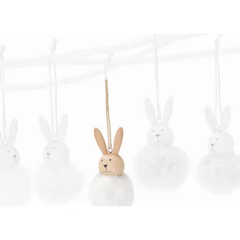 Svícen Závěsný králíček Emmy, bílý - Philippi