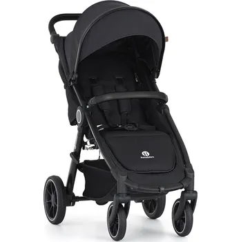 Kočárek pro psa PETITE&MARS Kočárek sportovní Street2 RWS Black Perfect Black