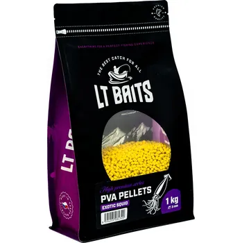 PVA Pelety LT Baits Exotic Squid 3 mm / 1 kg