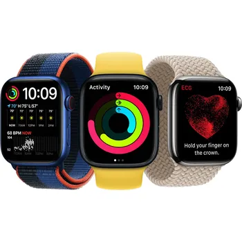 Apple Watch Series 8, 41 mm, stav A Barva: Černá