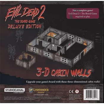 Příslušenství k deskovým hrám Lynnvader Studios Evil Dead 2: The Board Game Deluxe Edition - 3-D Cabin Walls