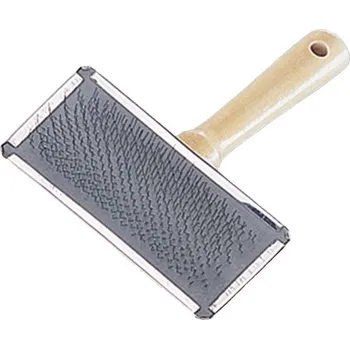 Kartáč pro zvířata Nobby Nature Line finišák dřevo střední 8,5 x 4,5 cm