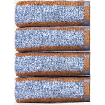 Ručník Malý bavlněný ručník Calma House 30 x 50 cm 4-pack SATURNO.TOP4.AZU modrá 55X