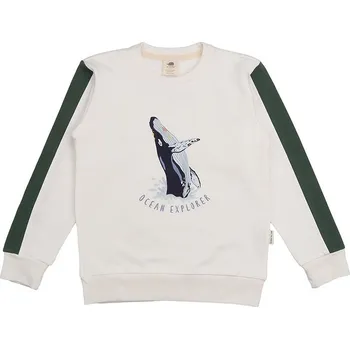 Chlapecká mikina Walkiddy Weiß/ Grün 9487995 98