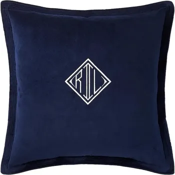 Povlak na polštářek Dekorativní povlak na polštář Ralph Lauren C VELVET Navy 50 x 50 cm 1060409 námořnická modř 59X
