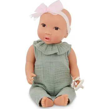 Panenka 35 cm v overalu s čelenkou