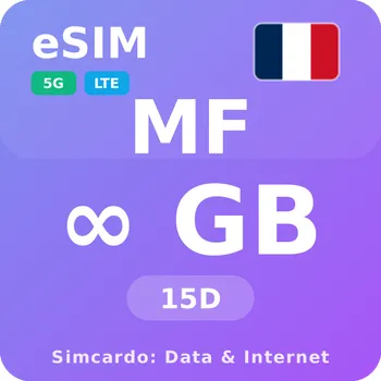 SIM karta Svatý Martin Neomezený Mobilní Internet - eSIM 15 dní datová SIM karta (esims_ULE_15D_ME_V2)