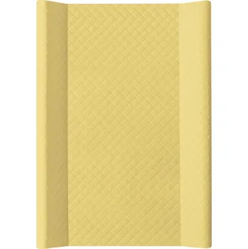 Přebalování Ceba baby Přebalovací podložka 2-hranná s pevnou deskou 50x70 CARO Mustard