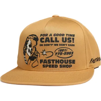 Fasthouse Call Us Hat Tan 600003-60-00