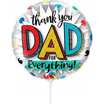 Balónek Fóliový BALÓNEK ke Dni otců pro tátu DĚKUJI TI, TATI