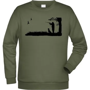 Pánská mikina Myslivecká Mikina Lovec Velikost: 4XL