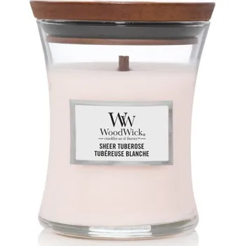 Svíčka Sójová vonná svíčka Sheer Woodwick 1 ks