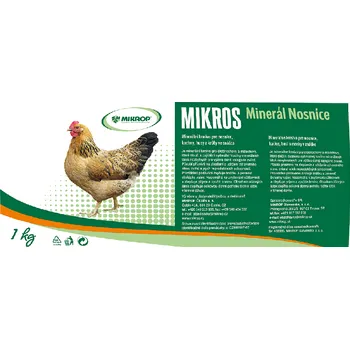 Chov hospodářského zvířete Výprodej Mikros minerál nosnice - DN 1 kg - minerály pro nosnice výprodej