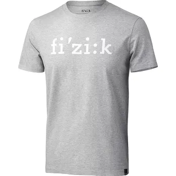 Pánské tričko Fizik Fizik Triko s krátkým rukávem šedá - Logo velikost M