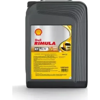 Motorový olej Shell Rimula R7 Plus AI 0W20 20L