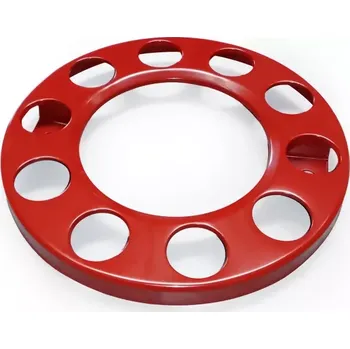 Poklice na kolo Kryt kola 22,5" červený, 10 děr, PCD 335mm