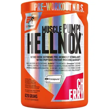 Anabolizér Extrifit Hellnox 620 g cherry Příchuť: višeň