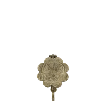 Chic Antique Mosazné klepadlo ve tvaru květiny