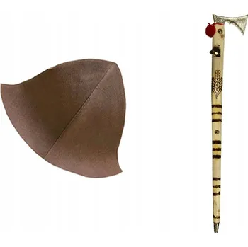 Karnevalový kostým KOSTÝM PASTUSZEK KOSTÝM PASTUCHA SET JASEŁKA ČEPICE CIUPAGA BRONZ 2el