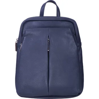 Městský batoh ESTELLE Dámský kožený batoh do města Diana tmavě modrý