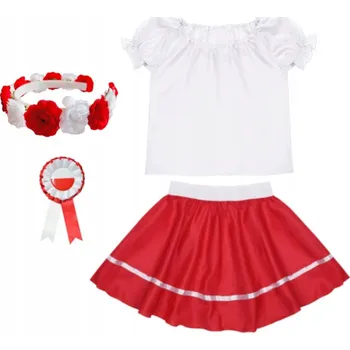 Karnevalový kostým KOSTÝM NÁRODNÍ SUKNĚ HALENKA 116-128 4el