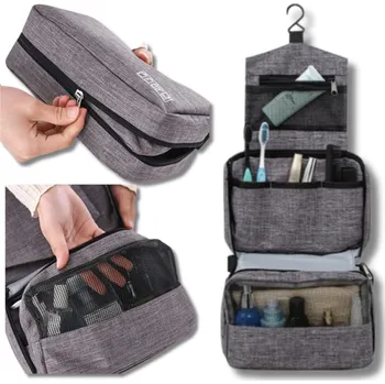 Kosmetická taška Cestovní Pánská Kosmetická Taška Závěsná s Háčkem - Organizér na Kosmetiku