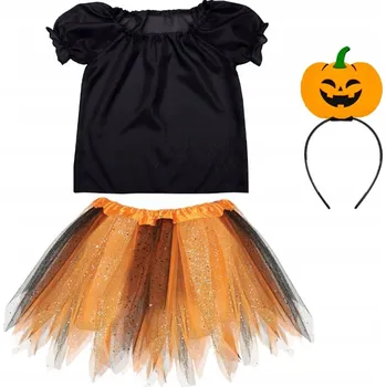 Karnevalový kostým KOSTÝM DÝNĚ KOSTÝM DÝNĚ PŘEVLEK NA HALLOWEEN PLES PODZIM ČELENKA 98-110
