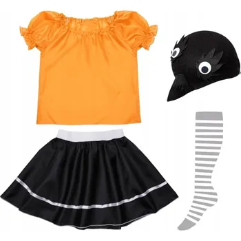 Karnevalový kostým KOSTÝM PTÁČEK GIL SUKNĚ ČEPICE 98-110