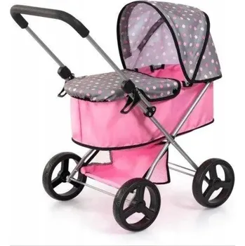 Kočárek pro panenku KOČÁREK PRO PANENKY GO ŠEDÝ