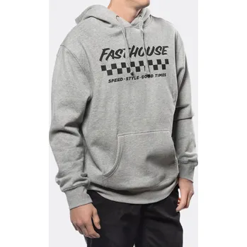 Fasthouse Apex Hooded Pullover Heather Gray Velikost: L 125005-70-10