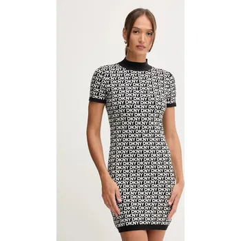Dámské šaty Šaty Dkny DJ5R0911 černá 99X, vel. L