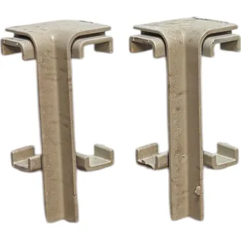 Roh IN vnitřní Soklové lišty SPC RIGID Beige stone 2 ks