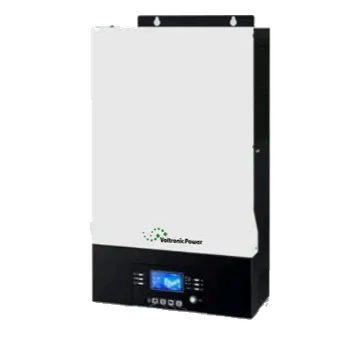 solární měnič Hybridní kombi měnič a solární regulátor Axpert King II 48V 6000W PF1 (Kombinovaný měnič pro možnost nabíjení akumulátorů a provoz bypass z veřejné sítě nebo agregátu. Napětí panelů může být od 0 do 500V, operační rozsah od 120V do 430V)