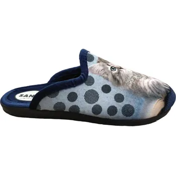Dětská treková obuv SANTÉ dámský domácí pantofel AB/275841 AZUL kočka Velikost: 42