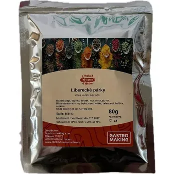 Liberecké párky kořenící směs 80g Mistr Málek