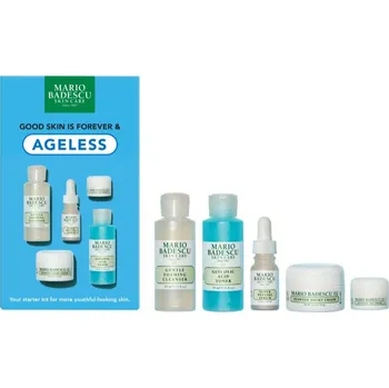 Mario Badescu Good Skin Is Forever & Ageless Mario Badescu Gentle Foaming Cleanser jemný pěnivý gel pro dokonalé vyčištění pleti 59 ml + Mario Badescu Glycolic Acid Toner pleťové tonikum redukující projevy stárnutí pro suchou a smíšenou pleť 59 ml + Mario