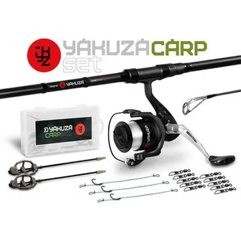 Rybářský prut DELPHIN MOSS.SK YAKUZA Kaprařský set 3 díly 360 cm 3 lb