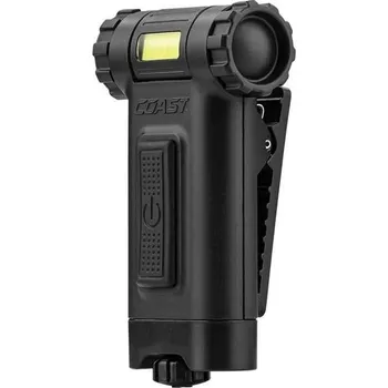 Jednorázový oděv Coast HX4 LED svorkové světlo, 80 lumenů, dvoubarevné (bílý nebo červený světelný paprsek),