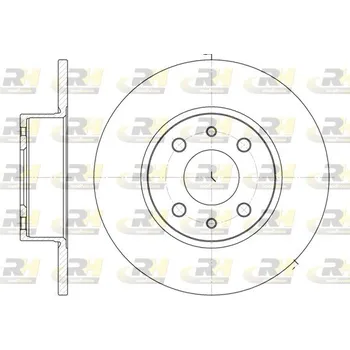 Brzdový kotouč Brzdový kotouč ROADHOUSE 6150.00