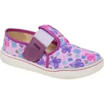 dívčí bačkory Fare Mid-Wide 7101453 s kytičkami velikost 31