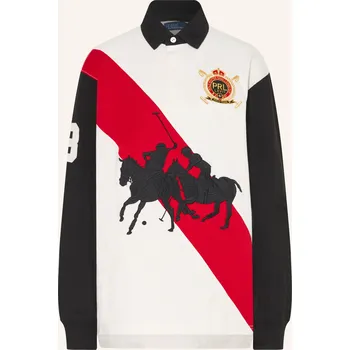 Dámské tričko Polo Ralph Lauren Dámské Rugbyové Tričko, bílá / červená /...